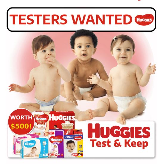 Test & Keep Huggies Products